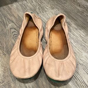 Tieks pink flats size 8